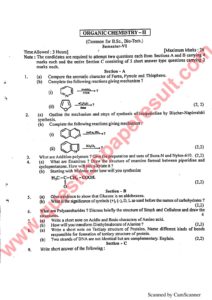 chemistry assignment bsc